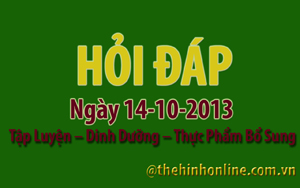 Hỏi đáp thể hình 10 14-10-2013