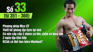 Hỏi đáp thể hình 33 Thiết kế home GYM BCAA có thể làm intra workout?