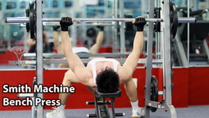 Smith Machine Bench Press Tập cơ ngực lớn