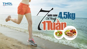 Giảm cân thần tốc 4,5 kg trong 1 tuần chỉ với 7 bước - THOL