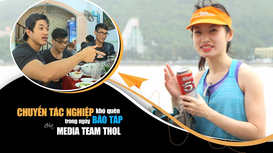 Chuyến tác nghiệp khó quên trong ngày bão táp của Media Team THOL