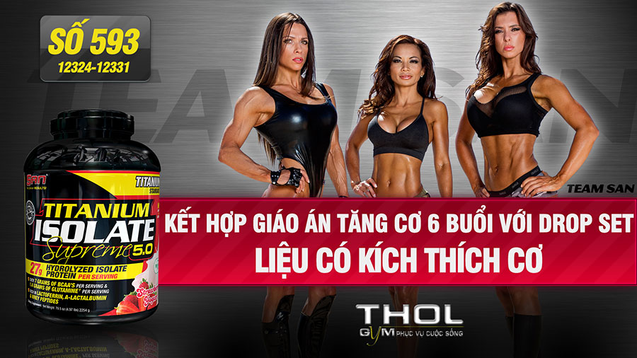 Hỏi đáp thể hình 593 - Kết hợp Drop Set với Tăng Cơ 6 Buổi