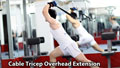 Cable Triceps Overhead Extension Tập Tay Sau