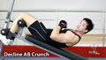 Decline AB Crunch Tập Bụng Trên Ghế Dốc