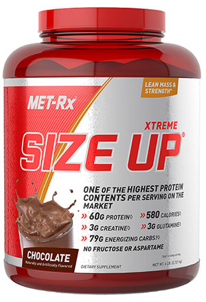 Xtreme Size Up Mass Gainer trung năng lượng mạnh mẽ giàu xơ creatine