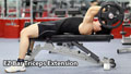 EZ Bar Triceps Extension tập tay sau to khỏe