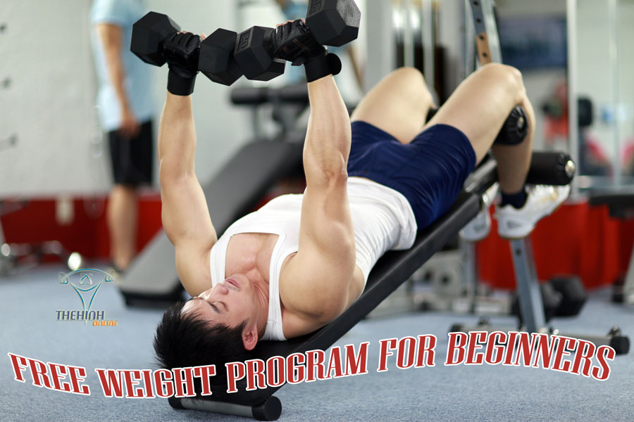 Chương trình tập thể hình phương pháp free weight cho người mới