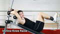 Incline Knee Raise Nâng gối tập bụng dưới