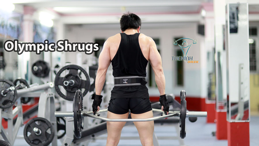 Olympic Shrugs bài tập thể hình fitness cơ cầu vai to khỏe toàn diện