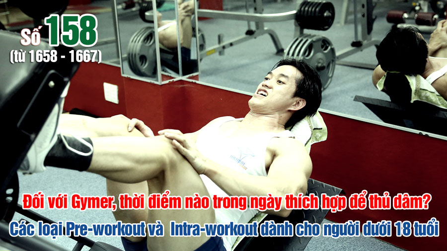 Đối với Gymer, thời điểm nào thích hợp để thủ dâm?