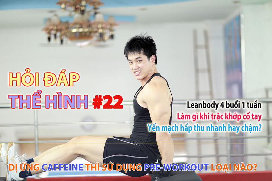 Lịch tập Lean body 4 buổi 1 tuần vì không có thời gian 5 buổi