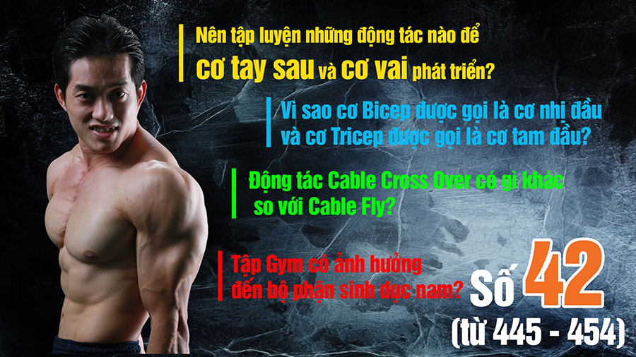 Hỏi đáp thể hình 42 Tập gym ảnh hưởng dương vật? Cách tập tốt vai sau