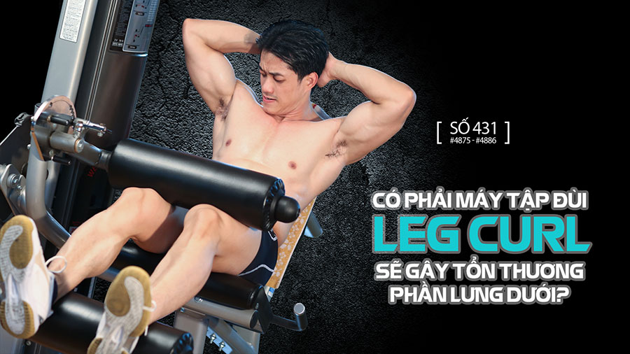 Liệu máy tập đùi Leg Curl có gây tổn thương phần lưng dưới?