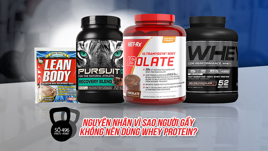 Nguyên nhân vì sao người gầy không nên sử dụng Whey protein?