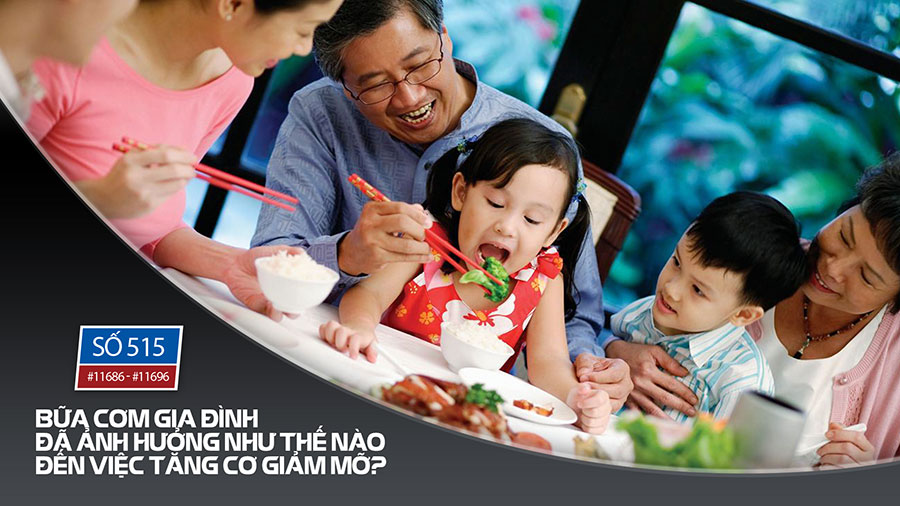 Bữa cơm gia đình đã ảnh hưởng như thế nào đến việc tăng cơ giảm mỡ?