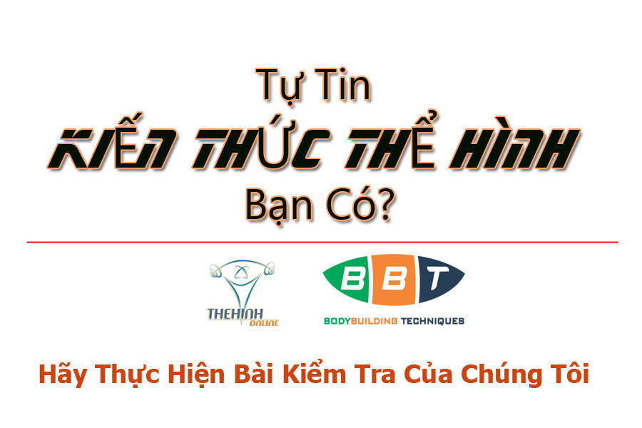 Kiểm Tra Kiến Thức Thể Hình GYM Fitness-Trắc nghiệm Online