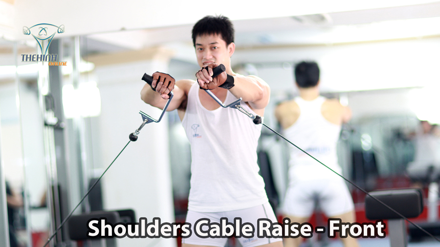 Shoulder Cable Raise tập thể hình cơ vai ngoài, trước hiệu quả với cáp