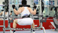 Sumo Smith Machine Squats Tập Đùi Sau Mông