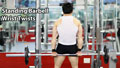 Standing Barbell Wrist Twists Tập Cẳng Tay