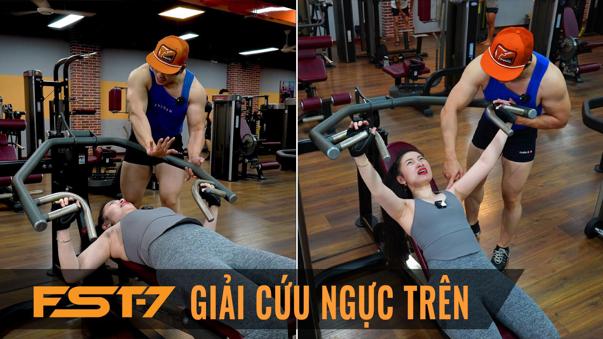 FST-7 PPD Chest Press - Cách tập ngực  quá tải với máy cable