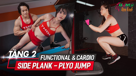 Buổi tập Functional Cardio trung cấp nữ gymer tăng BMR đốt mỡ nhanh