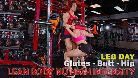 Hướng dẫn FST-7 Mông to chân khỏe Lean Body high intensity Gym nữ lv7