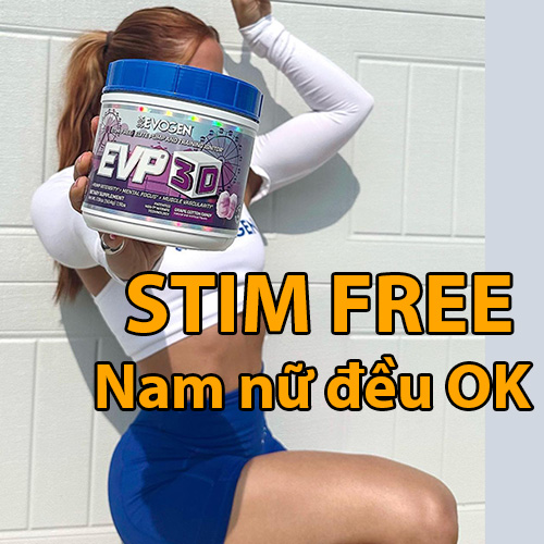 Stim Free Pre-workout không kích thích mấy ngủ an toàn gymer