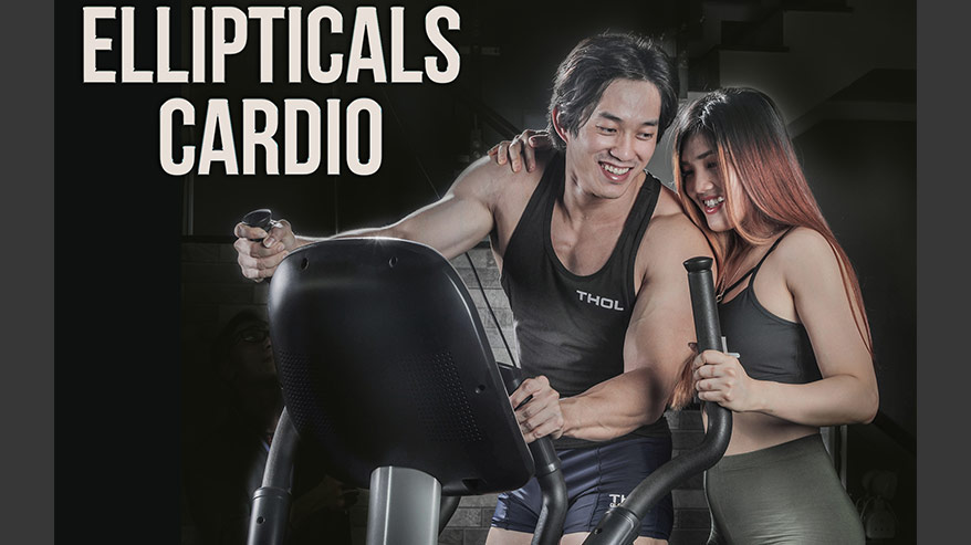 Ellipticals Cardio tập toàn thân đốt mỡ giảm cân