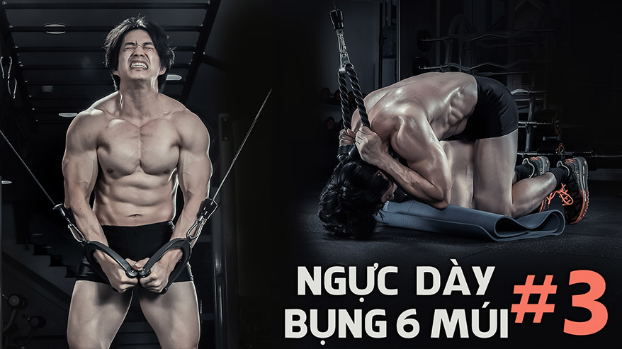 Tập cơ ngực to rộng, bụng 6 múi #3 - Duy Nguyễn Gym Phổ