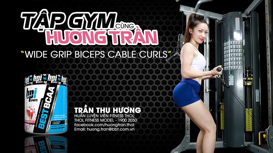 Biceps Cable Curl – Săn chắc cánh tay, nhẹ nhàng phái nữ -THOL