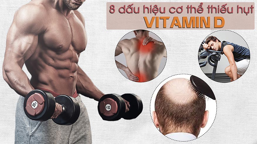 Dấu hiệu và triệu chứng khi thiếu vitamin D đối với gymer