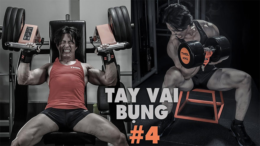 Hướng dẫn gym Tay - vai -bụng theo Duy Nguyễn Gym phổ tầng 4