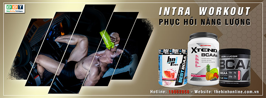 Intra-workout phục hồi, tăng sức mạnh trong tập - THOL