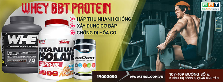 whey hấp thụ nhanh tăng cơ giảm mỡ - thol